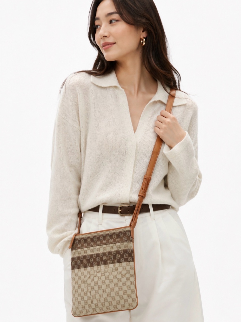 LOEWE Canvas Crossbody Bag